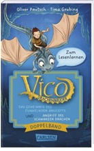 Oliver Pautsch, Timo Grubing - Vico Drachenbruder Doppelband - Enthält die Bände: Das Geheimnis des funkelnden Amuletts (Band 1) / Angriff des schwarzen Drachen (Band 2)