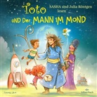 Julia Röntgen, Sasha, Julia Röntgen, Sasha - Toto und der Mann im Mond, 1 Audio-CD (Audio book)