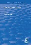 Hanne Petersen, Hanne Petersen,  Petersen Hanne - Love and Law in Europe