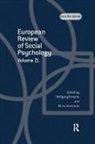 Miles (Professor of Social Psychology Hewstone, Miles (University of Oxford Hewstone, Miles Stroebe Hewstone, Miles Hewstone, Hewstone Miles, Wolfgang Stroebe - European Review of Social Psychology: Volume 21