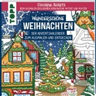 Natascha Pitz - Colorful Secrets - Wunderschöne Weihnachten (Ausmalen auf Zauberpapier)