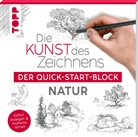 frechverlag - Die Kunst des Zeichnens Natur. Der Quick-Start-Block