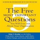 Peter F Drucker, Peter F. Drucker, Synnestvedt, Erik Synnestvedt - The Five Most Important Questions Lib/E (Hörbuch)