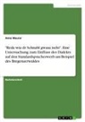 Anna Maurer - "Reda wia dr Schnabl gwasa ischt". Eine Untersuchung zum Einfluss des Dialekts auf den Standardspracherwerb am Beispiel des Bregenzerwaldes