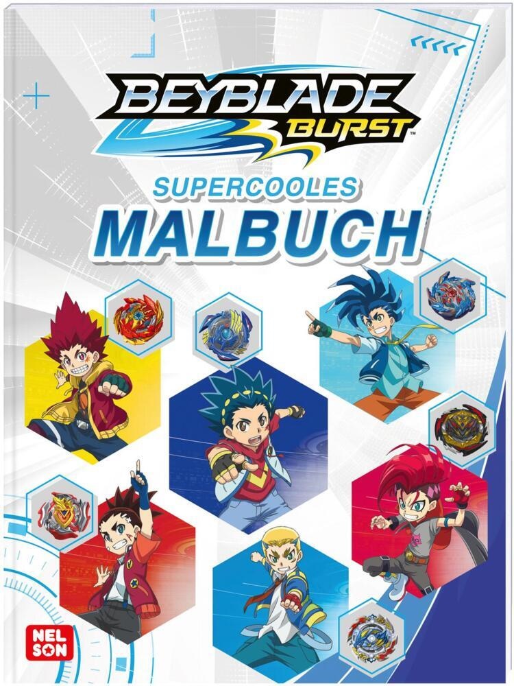 Beyblade Burst: Supercooles Malbuch - Die besten Beys und Blader zum Ausmalen | Für Kinder ab 4