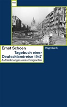 Ernst Schoen, Sabine Schiller, Sabine Schiller-Lerg, Stenke, Wolfgang Stenke - Tagebuch einer Deutschlandreise 1947