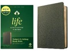Tyndale - NLT Life Application Study Bible, Third Edition (Genuine Leather, Olive Green, Red Letter)
