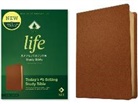 Tyndale - NLT Life Application Study Bible, Third Edition (Genuine Leather, Brown, Red Letter)