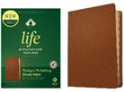 Tyndale - NLT Life Application Study Bible, Third Edition (Genuine Leather, Brown, Indexed, Red Letter)