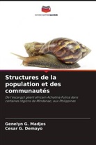 Cesar G. Demayo, Genelyn G. Madjos - Structures de la population et des communautés