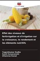 Yogeshkumar Dudhe, Uttamrao Karad, Sumit Suryavanshi - Effet des niveaux de fertirrigation et d'irrigation sur la croissance, le rendement et les éléments nutritifs
