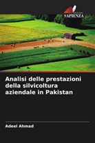Adeel Ahmad - Analisi delle prestazioni della silvicoltura aziendale in Pakistan