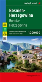 freytag &amp; berndt - Bosnien-Herzegowina, Straßen- und Freizeitkarte 1:200.000, freytag & berndt