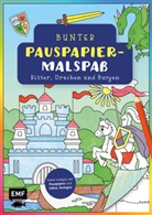 Bunter Pauspapier-Malspaß - Ritter, Drachen und Burgen