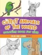 Jack Lewis - The Cutest Animals of the World Coloring Book for Kids