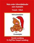 Daniela Landsberg - Mein erster Adventskalender zum Ausmalen