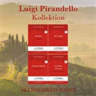 Luigi Pirandello, EasyOriginal Verlag, Ilya Frank - Luigi Pirandello Geschenkset - 4 Bücher (mit Audio-Online) + Marmorträume Schreibset Premium, m. 4 Beilage, m. 4 Buch