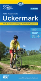 Allgemeiner Deutscher Fahrrad-Club e.V. (ADFC), BVA BikeMedia GmbH, BVA BikeMedia GmbH, Deutscher Fahrrad-Club e V (AD - ADFC-Regionalkarte Uckermark, 1:75.000, mit Tagestourenvorschlägen, reiß- und wetterfest, E-Bike-geeignet, GPS-Tracks-Download