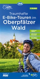Allgemeiner Deutscher Fahrrad-Club e.V. (ADFC), BVA BikeMedia GmbH, BVA BikeMedia GmbH, Deutscher Fahrrad-Club e V (AD - ADFC-Regionalkarte Traumhafte E-Bike-Touren im Oberpfälzer Wald, 1:75.000, mit Tagestourenvorschlägen, reiß- und wetterfest, GPS-Tracks-Download