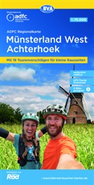 Allgemeiner Deutscher Fahrrad-Club e.V. (ADFC), BIEL, Bike, BVA Bielefelder Verlag GmbH & Co. KG, BVA BikeMedia GmbH, Allgemeiner Deutscher Fahrrad-Club e V (ADFC - ADFC-Regionalkarte Münsterland West / Flusslandschaft Achterhoek, 1:75.000, mit Tagestourenvorschlägen, reiß- und wetterfest, E-Bike-geeignet, GPS-Tracks-Download