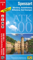 Landesamt für Digitalisierung Breitband un, Breitband und Vermessung Landesamt für Digitalisierung - ATK100-1 Spessart (Amtliche Topographische Karte 1:100000)