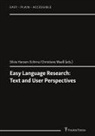 Silvia Hansen-Schirra, Maass, Christiane Maaß - Easy Language Research: Text and User Perspectives