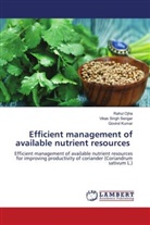 Govind Kumar, Rahul Ojha, Vikas Singh Sengar - Efficient management of available nutrient resources