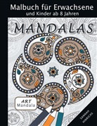 Sannah Hinrichs - Mandala Art Malbuch für Erwachsene und Kinder ab 8 Jahren - Mandalas