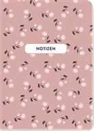 Groh Verlag, Groh Verlag - Notizheft Midsommar Blumen (rosa)