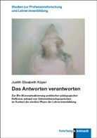 Judith Elisabeth Küper - Das Antworten verantworten