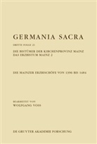 Thomas Krüger, Wolfgang Voß, Niedersächsische Akademie der, Niedersächsische Akademie der Wissenschaften zu G, Jasmin Hoven-Hacker, Bärbel Kröger... - Germania Sacra. Dritte Folge - Band 21: Die Bistümer der Kirchenprovinz Mainz. Das Erzbistum Mainz 2: Die Mainzer Erzbischöfe von 1396 bis 1484