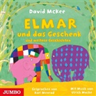 David McKee, Karl Menrad - Elmar und das Geschenk und weitere Geschichten, Audio-CD (Hörbuch)