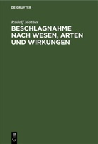 Rudolf Mothes - Beschlagnahme nach Wesen, Arten und Wirkungen