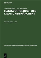Johannes Bolte, Lutz Mackensen - Johannes Bolte; Lutz Mackensen: Handwörterbuch des deutschen Märchens - Band 2, Lieferung 1: Fabel - Fee