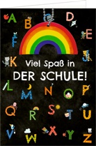 Anne Mußenbrock, Anne Mußenbrock, Anne Mußenbrock - Grußkarte - Viel Spaß in der Schule!
