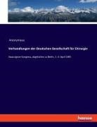 Anonymous - Verhandlungen der Deutschen Gesellschaft für Chirurgie