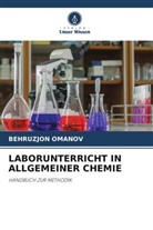 Behruzjon Omanov - LABORUNTERRICHT IN ALLGEMEINER CHEMIE