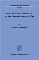 Rosaria Navarra-Tschersich - Der Pflichtteil als Störfaktor bei der Unternehmensnachfolge.