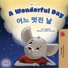 Kidkiddos Books, Sam Sagolski - A Wonderful Day (English Korean Bilingual Book for Kids)