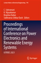 Brayima Dakyo, Brayima Dakyo et al, Subhransu Sekhar Dash, C. Subramani, K Vijayakumar, K. Vijayakumar - Proceedings of International Conference on Power Electronics and Renewable Energy Systems