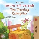 Kidkiddos Books, Rayne Coshav - The Traveling Caterpillar (Hindi English Bilingual Book for Kids)