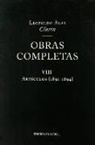 Leopoldo Alas, Jean-François . . . [et al. Botrel - Obras completas VIII : artículos 1891-1894