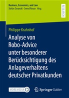 Philippe Krahnhof - Analyse von Robo-Advice unter besonderer Berücksichtigung des Anlageverhaltens deutscher Privatkunden