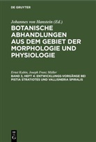 Ernst Kubin, Joseph Franz Müller, Johannes Von Hanstein - Botanische Abhandlungen aus dem Gebiet der Morphologie und Physiologie - Band 3, Heft 4: Entwicklungs-Vorgänge bei Pistia Stratiotes und Vallisneria Spiralis