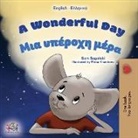 Kidkiddos Books, Sam Sagolski - A Wonderful Day (English Greek Bilingual Book for Kids)