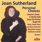 Arne, Händel, Leoncavallo, Liszt, Paisiello, ROSSINI... - Joan Sutherland - Personal Choice, 1 Audio-CD (Audiolibro)