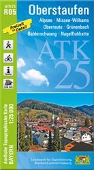 Landesamt für Digitalisierung Breitband un, Breitband und Vermessung Landesamt für Digitalisierung - ATK25-R05 Oberstaufen (Amtliche Topographische Karte 1:25000)
