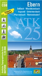 Landesamt für Digitalisierung Breitband un, Breitband und Vermessung Landesamt für Digitalisierung - ATK25-C08 Ebern (Amtliche Topographische Karte 1:25000)