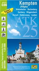 Landesamt für Digitalisierung Breitband un, Breitband und Vermessung Landesamt für Digitalisierung - ATK25-Q06 Kempten (Allgäu) (Amtliche Topographische Karte 1:25000)