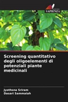 Dasari Sammaiah, Jyothsna Sriram - Screening quantitativo degli oligoelementi di potenziali piante medicinali